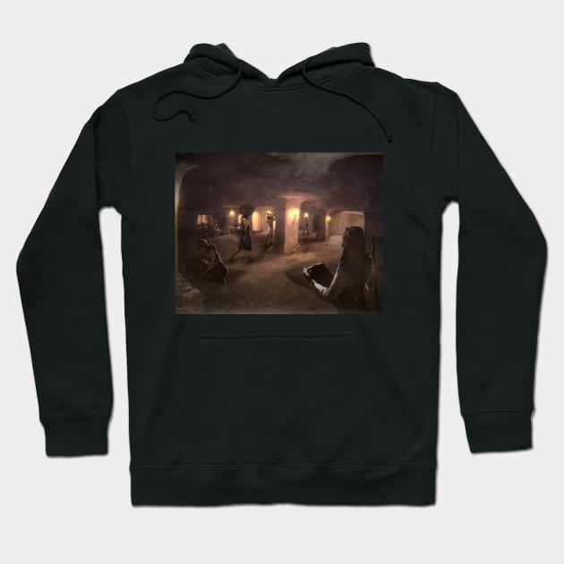 Building Shelters Hoodie by Ancient Apparel